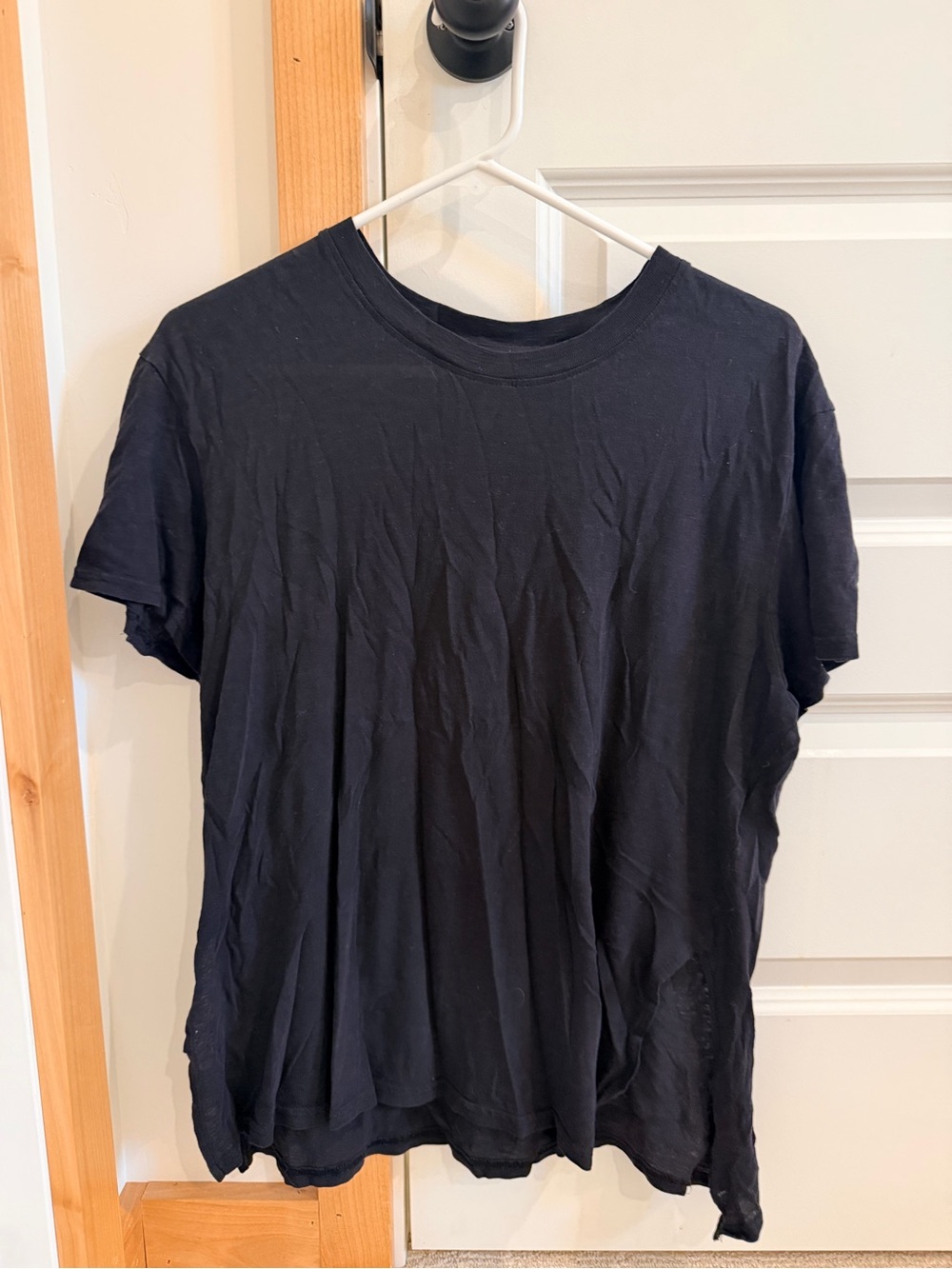NWOT Pact Black Crew Neck Tee